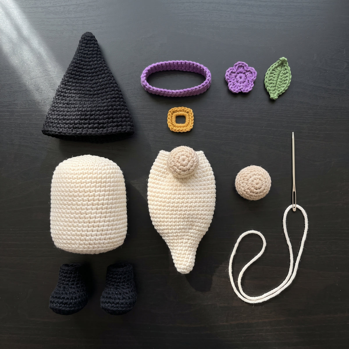 Halloween Gnome Crochet Pattern PDF | 3 Patterns — Witch, Ghost, Pumpkin Gnome | English German Spanish