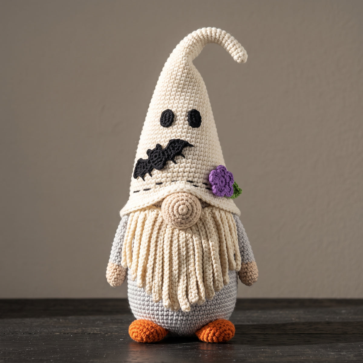 Halloween Gnome Crochet Pattern PDF | 3 Patterns — Witch, Ghost, Pumpkin Gnome | English German Spanish