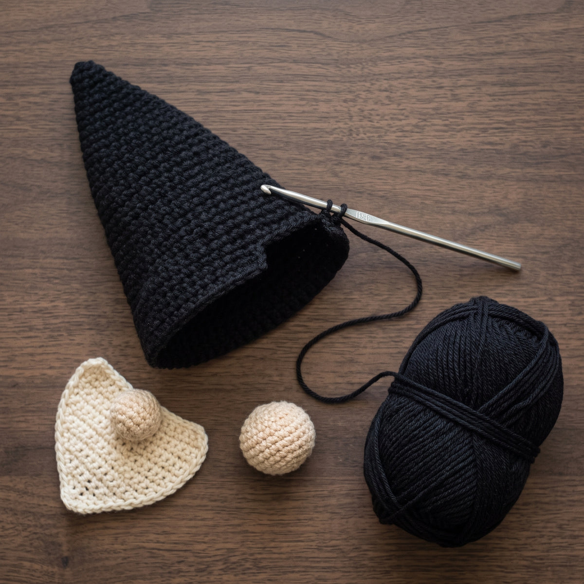 Halloween Gnome Crochet Pattern PDF | 3 Patterns — Witch, Ghost, Pumpkin Gnome | English German Spanish