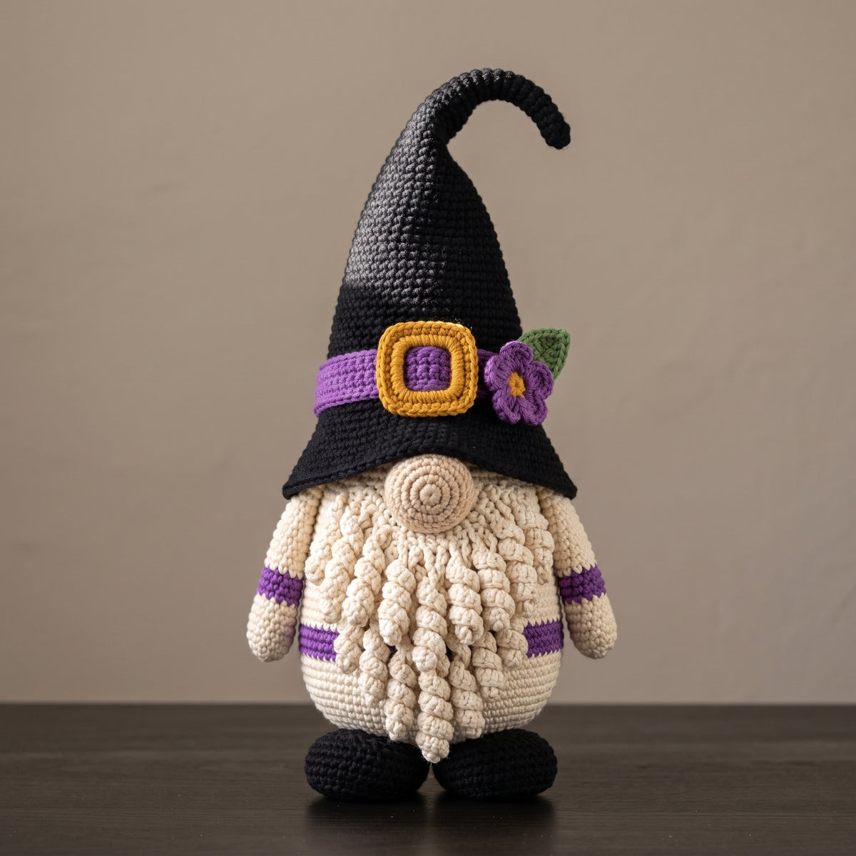 Halloween Gnome Crochet Pattern PDF | 3 Patterns — Witch, Ghost, Pumpkin Gnome | English German Spanish