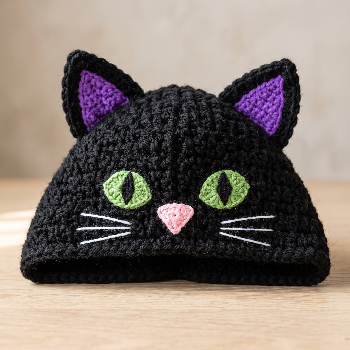 Halloween Hooded Scarf Add-On Crochet Pattern PDF, Ghost, Pumpkin, Bat and Black Cat Appliques, Pocket Motifs