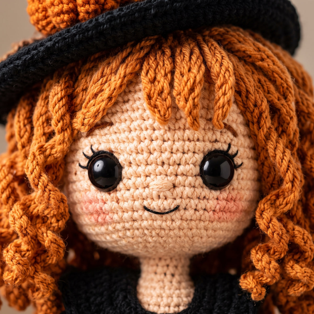 Halloween Witch Doll Crochet Pattern PDF, Amigurumi Witch 25 cm