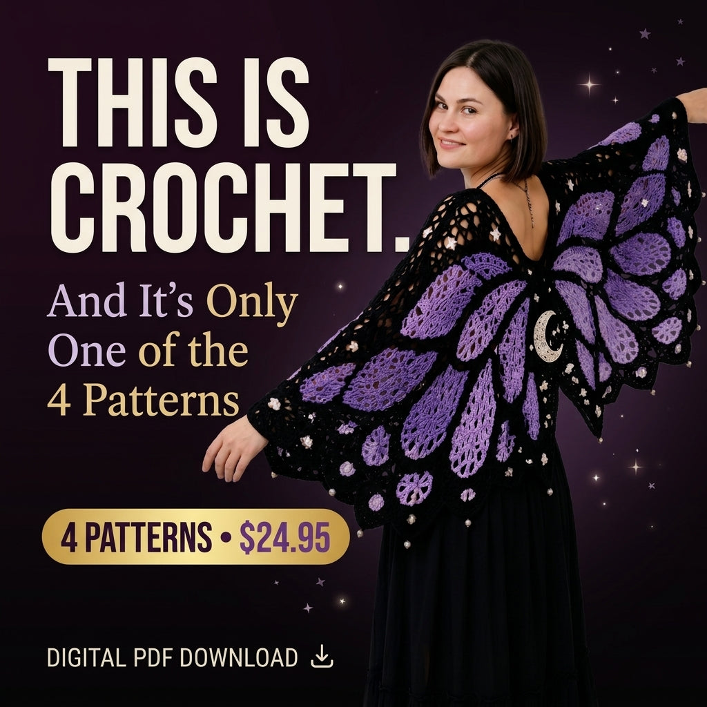 The Wearable Crochet Collection – 4 Statement PDF Crochet Patterns