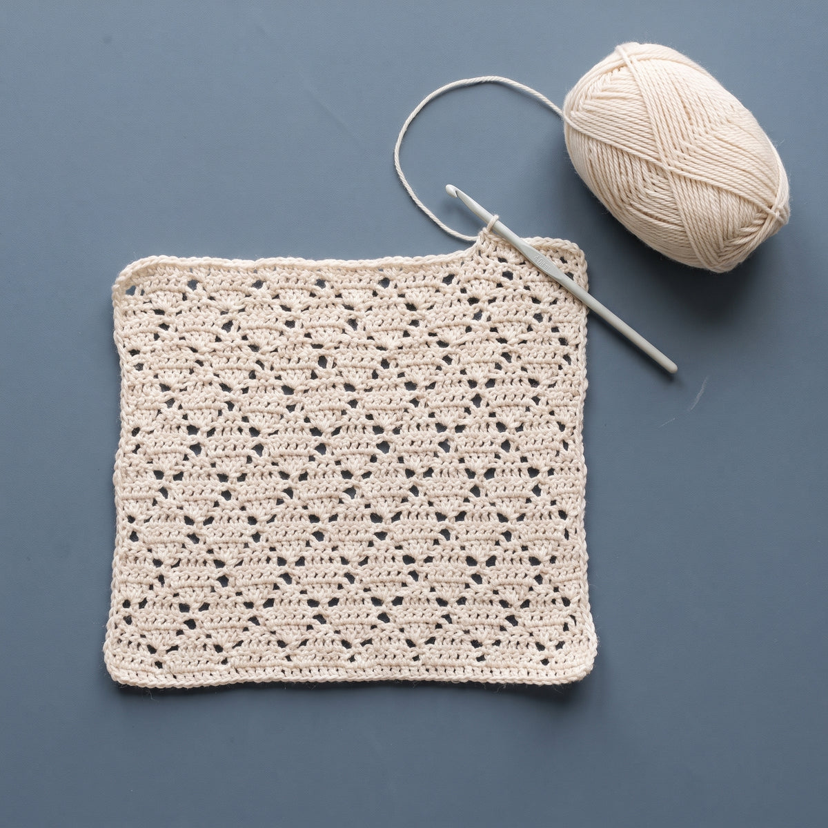 Lace Baby Blanket Crochet Pattern PDF, Diamond Stitch, Scalloped Edge