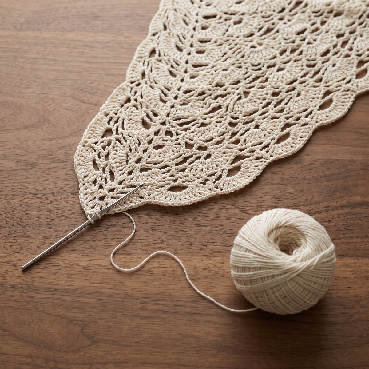 Lace Shawl Crochet Pattern PDF, Triangle Wedding and Beach Wrap