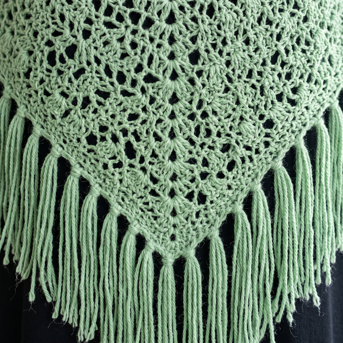 Crochet Shawl Pattern PDF, Lace Wrap with Fringe, Lightweight Openwork Crochet Shawl, Elegant Summer Wrap Pattern