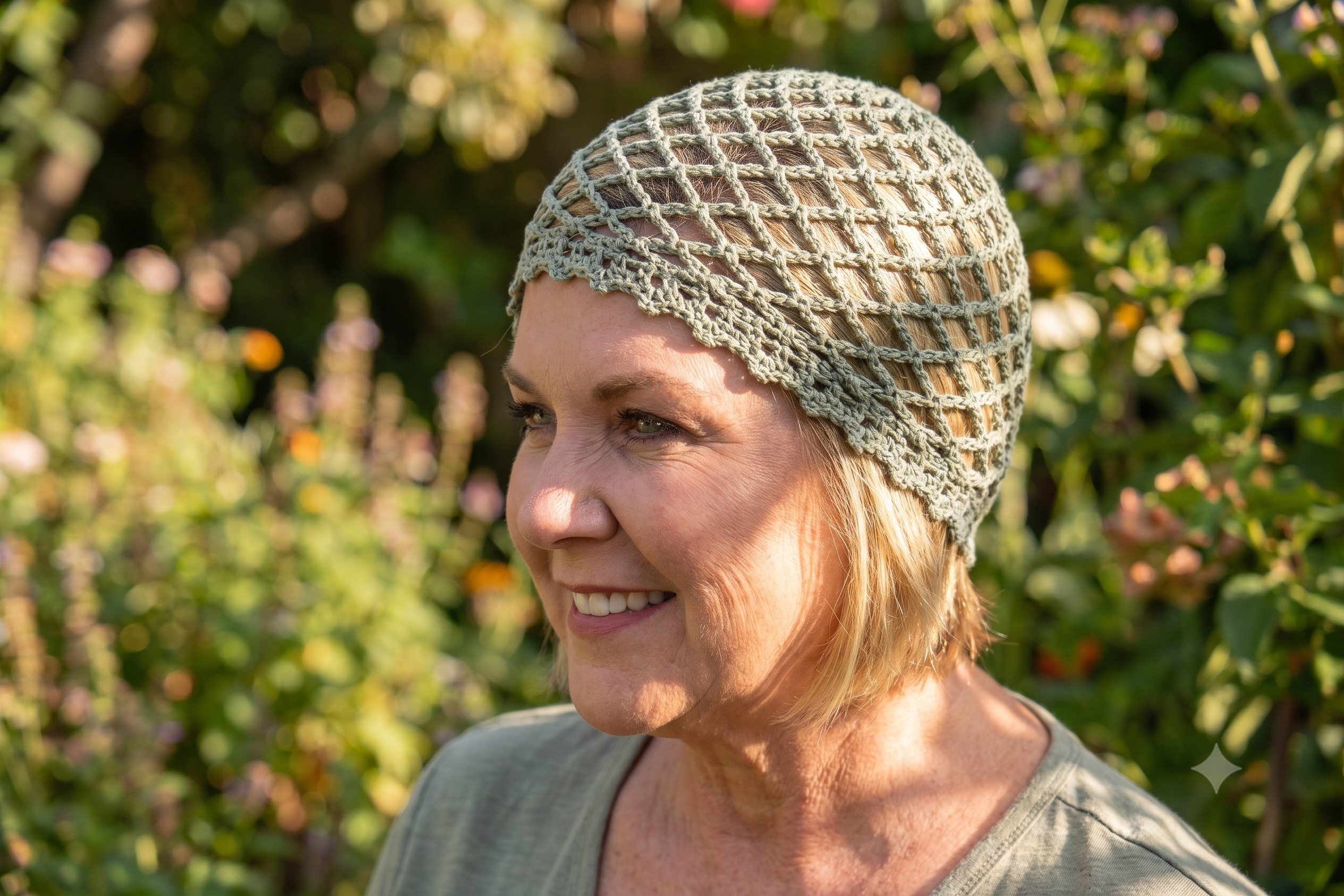 Mesh Beanie Crochet Pattern PDF, Summer Boho Hat, Easy Mesh Cap, Lightweight Cotton Beanie, Beginner Friendly, Bilingual EN/IT, US Terms