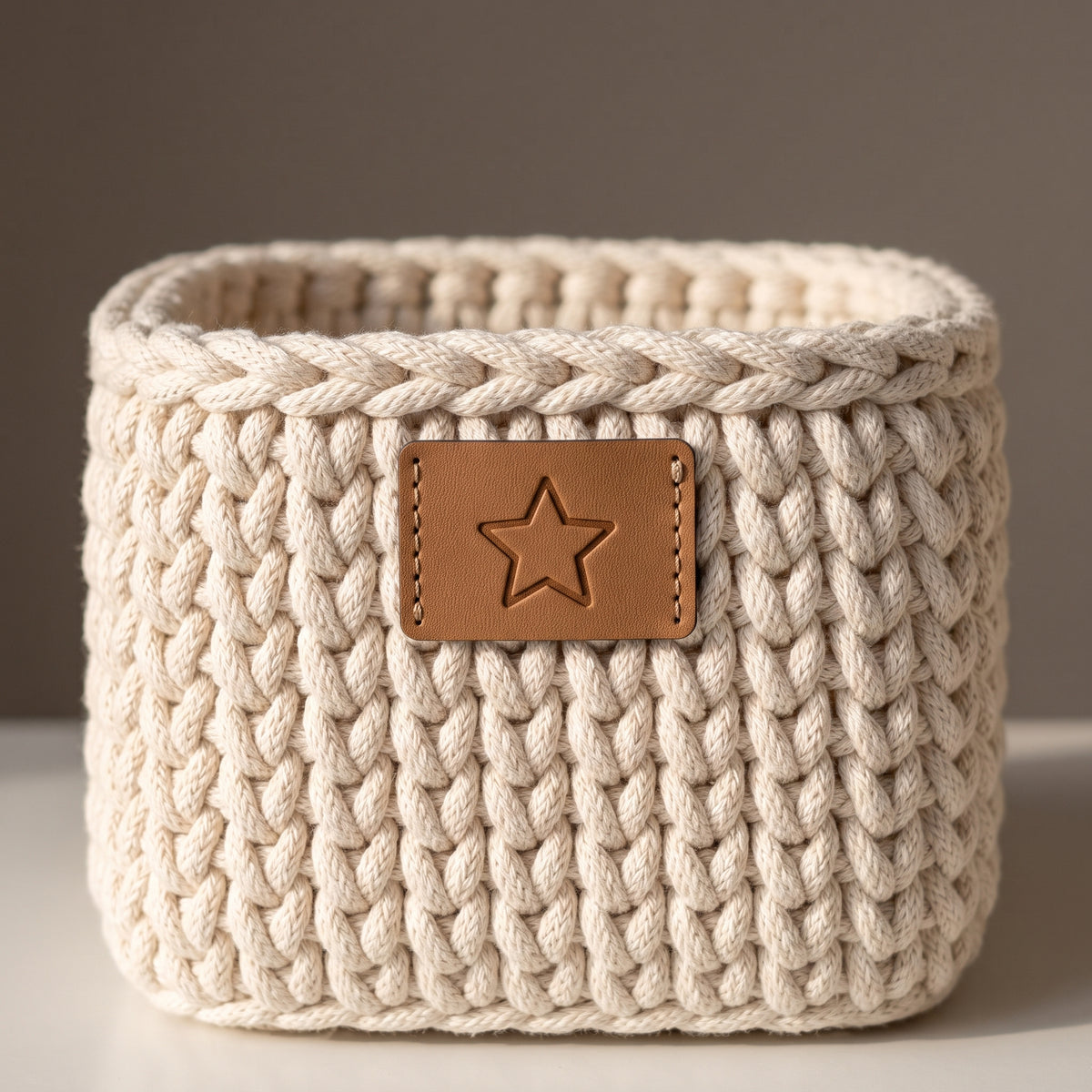 Nursery Diaper Caddy Crochet Pattern PDF, 5-Piece Basket Organizer