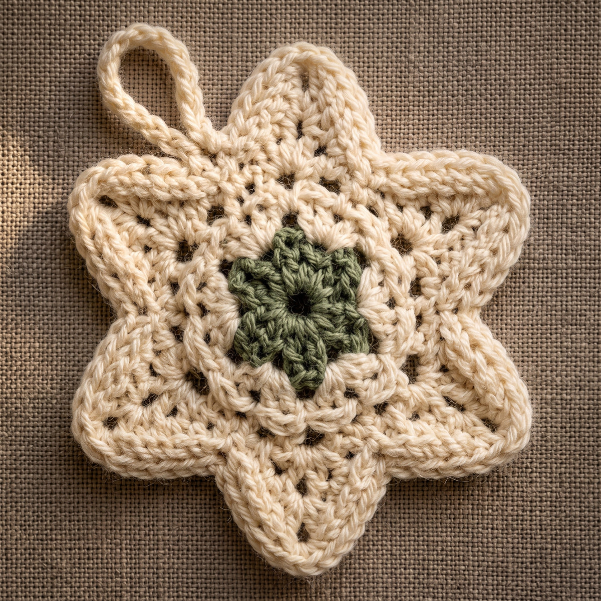 Christmas Ornament Crochet Pattern PDF | 10 Designs — Santa, Reindeer, Tree, Snowflake | US Terms