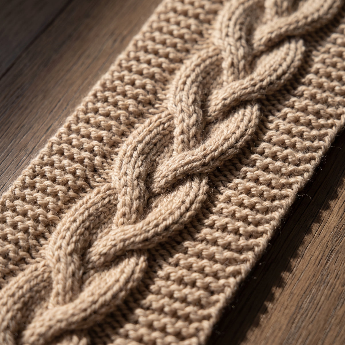 Poncho Knitting Pattern PDF, Garter Stitch Wrap with Cable Spine