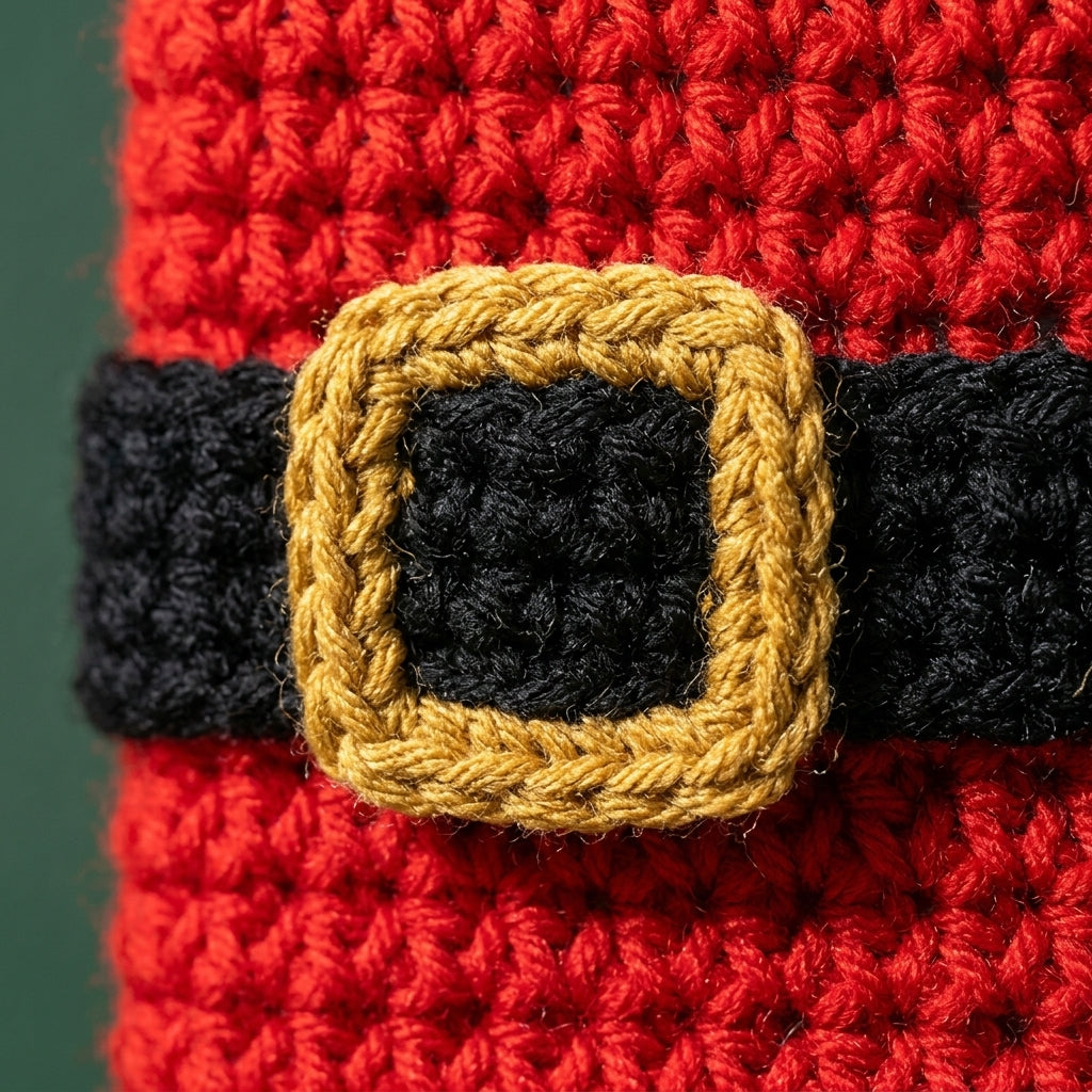 Santa Crochet Pattern PDF | Christmas Gift Box Cover, Treat Cover for Craft Fairs | Instant Download
