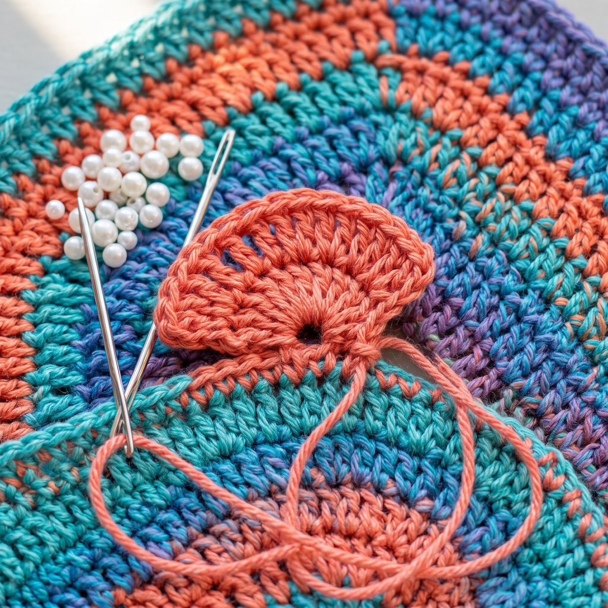 Crochet Shell Bag Pattern PDF | Seashell Purse / Handbag, Coastal Crossbody, US Terms | Instant Download
