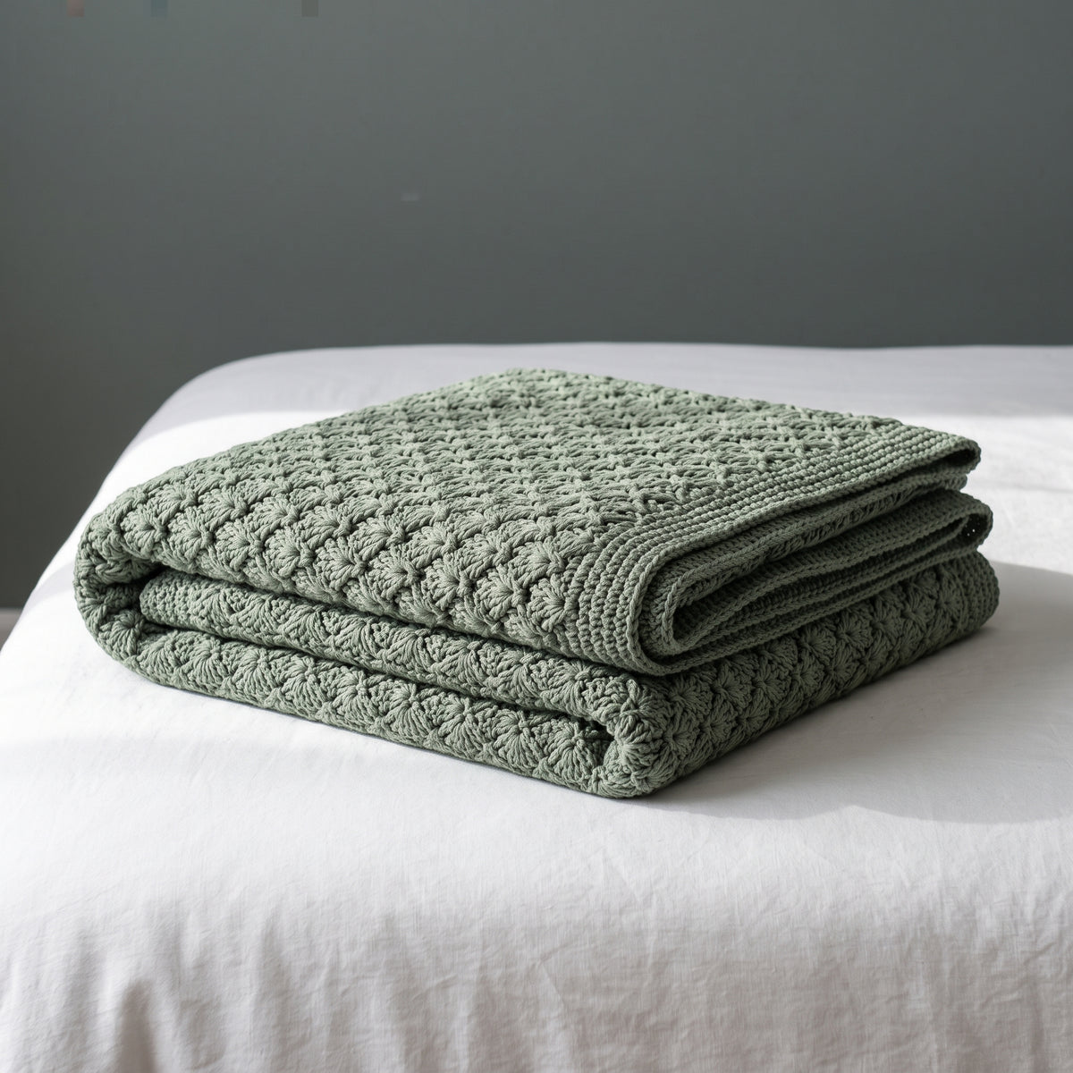 Shell Stitch Blanket Crochet Pattern | Easy Textured Throw & Afghan PDF | Looks Complicated, Isn't | Beginner