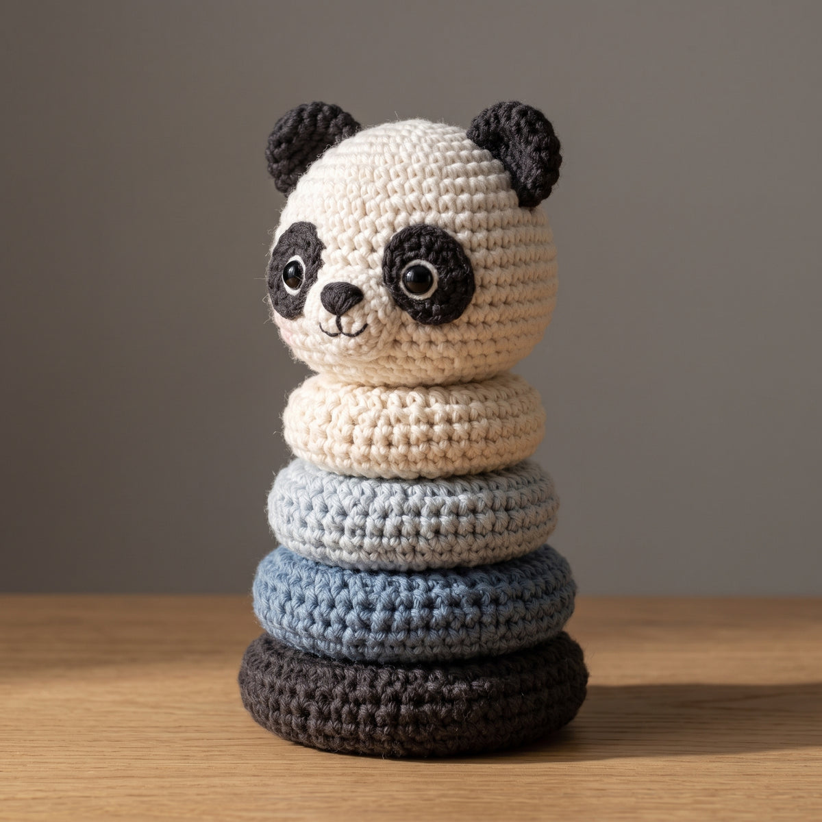 Crochet Stacking Rings Pattern PDF, 6 Animal Baby Toys Bundle