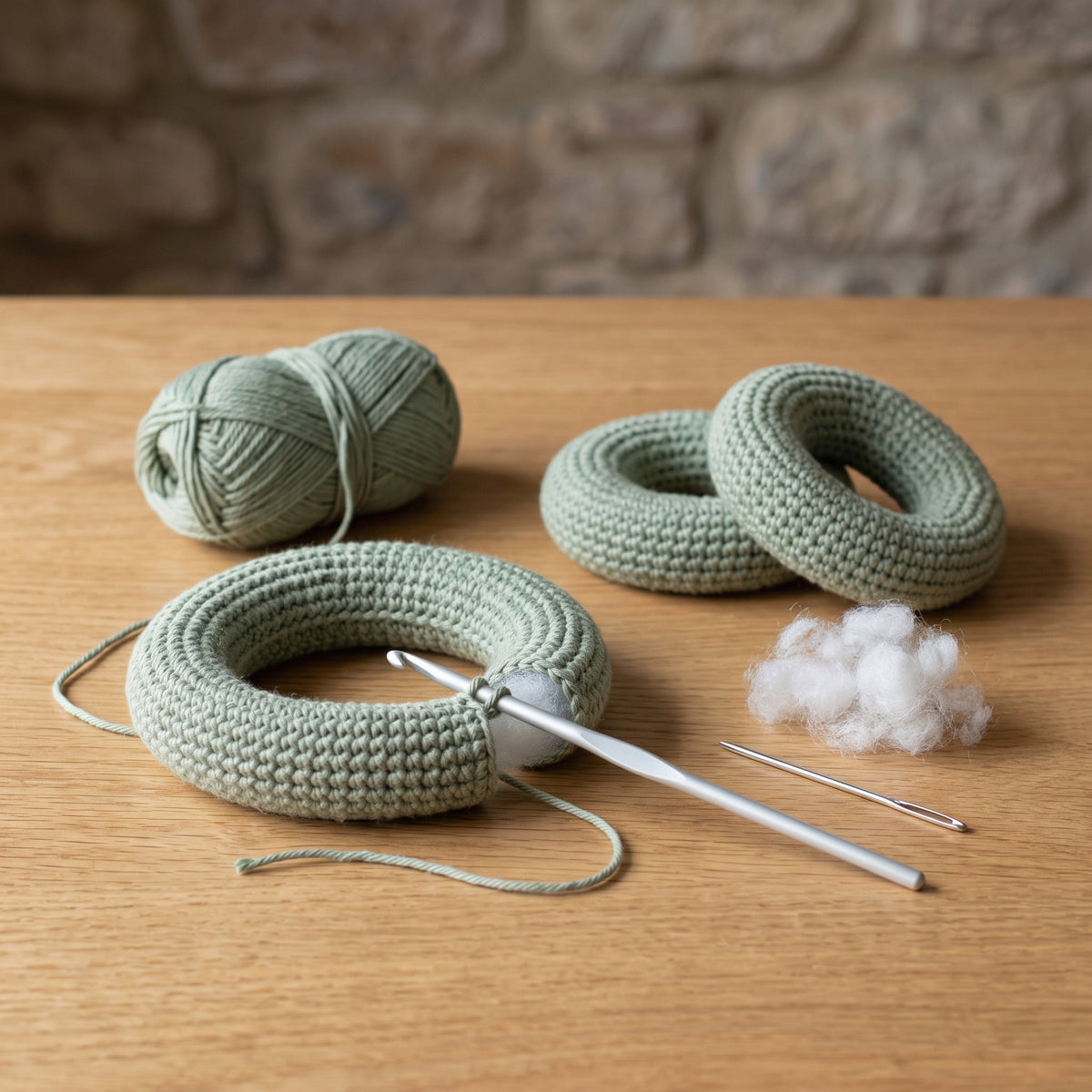 Crochet Stacking Toy Pattern Bundle PDF, 6 Animal Stacking Rings