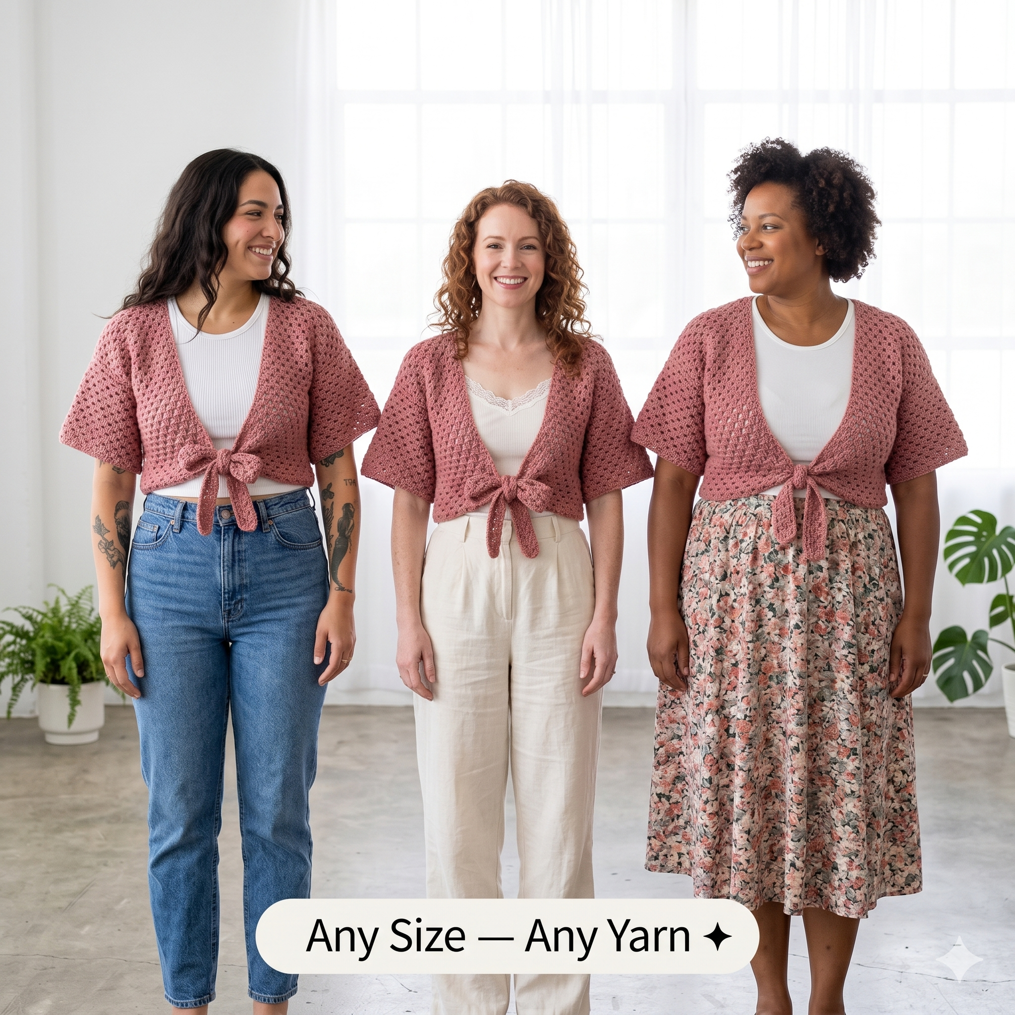 Tulip Tie Top Crochet Pattern | PDF Download