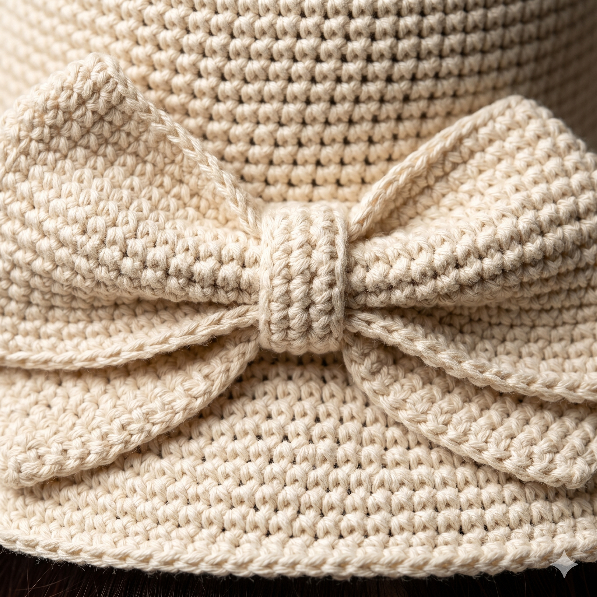 Vintage Bow Hat — Crochet Pattern (PDF) | Summer Sun Hat with Bow