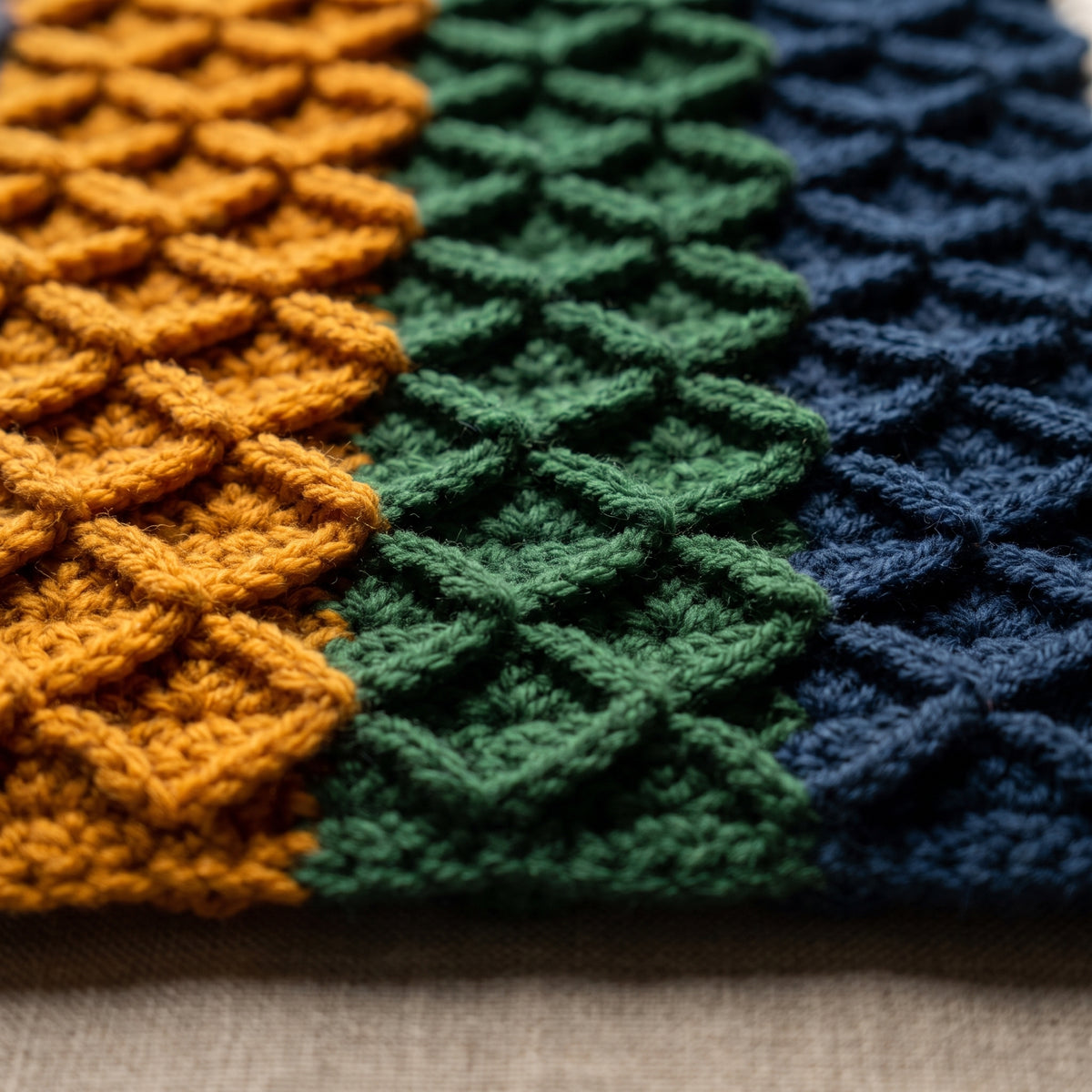 Crocodile Stitch Blanket Crochet Pattern PDF, Dragon Scale Afghan