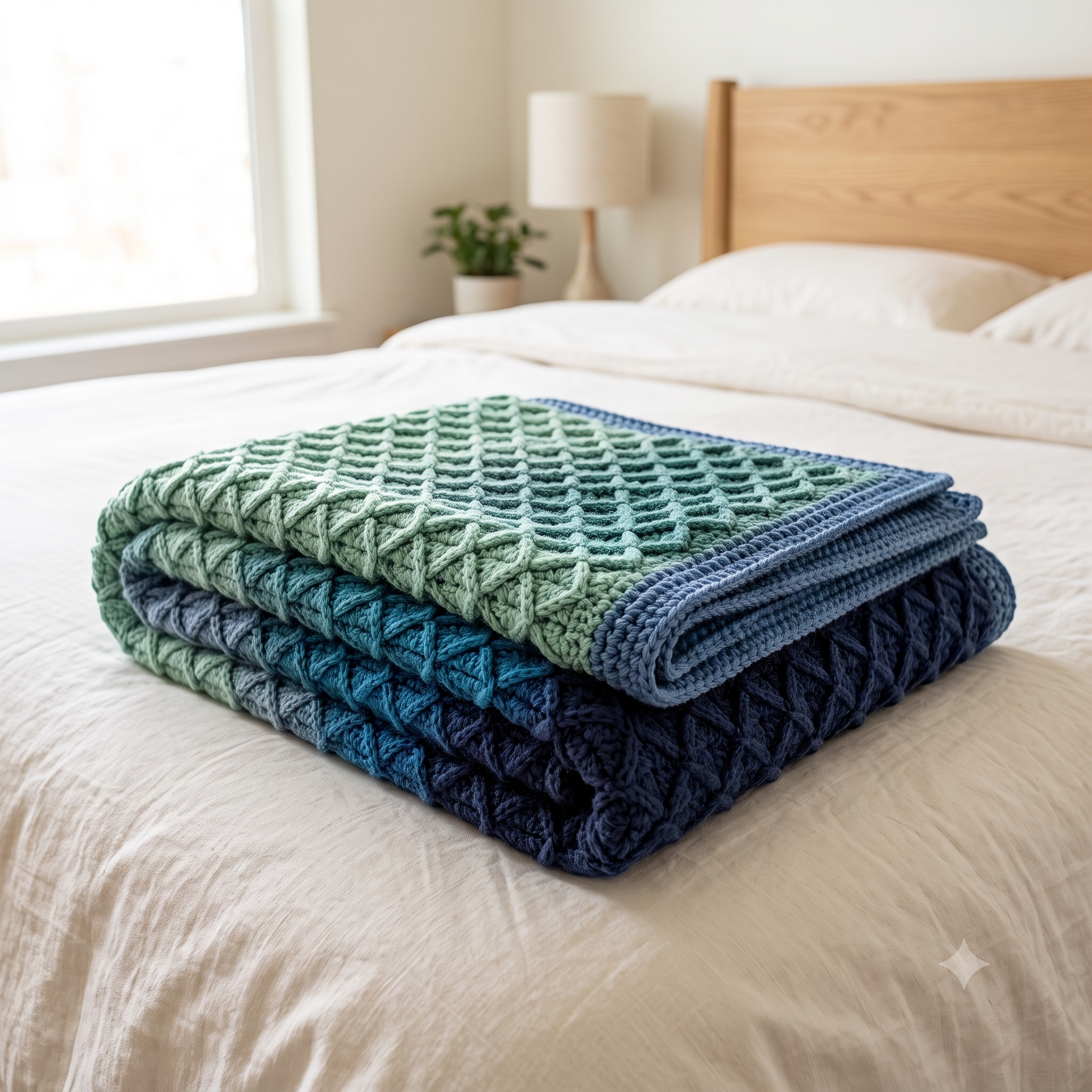 Dragon Scales Crochet Blanket Pattern PDF, Easy Textured Afghan, Dragon Scale Stitch Throw, English US Terms, Instant Download