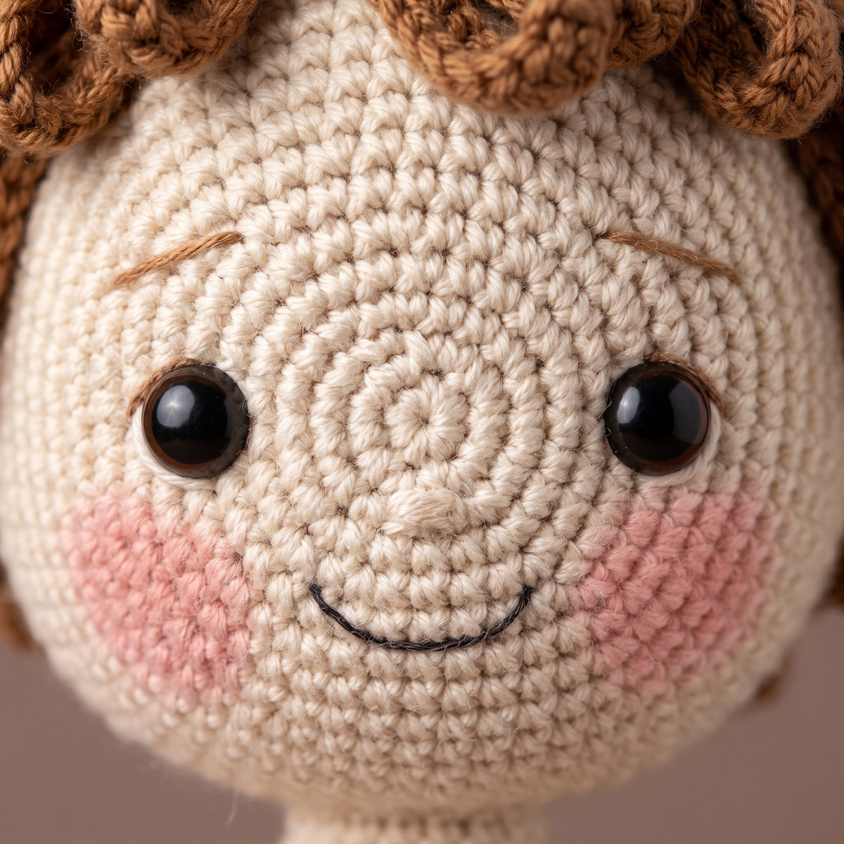 Crochet Doll Pattern PDF | Curly Hair Amigurumi Girl Doll, 10-12 in, US Terms | Instant Download