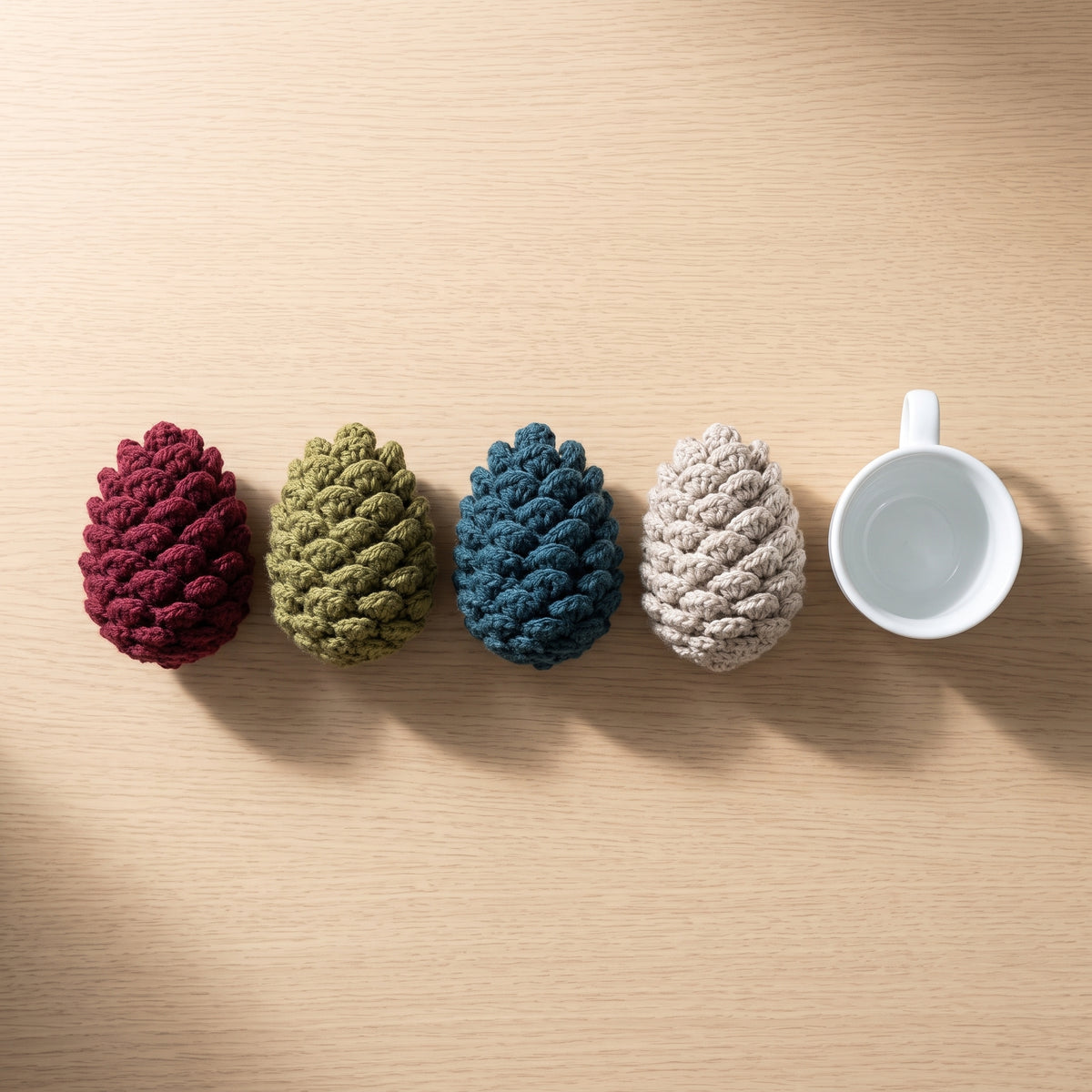 Crochet Pine Cone Pattern PDF | Pinecone Amigurumi Ornament, Autumn & Christmas Decor, US Terms