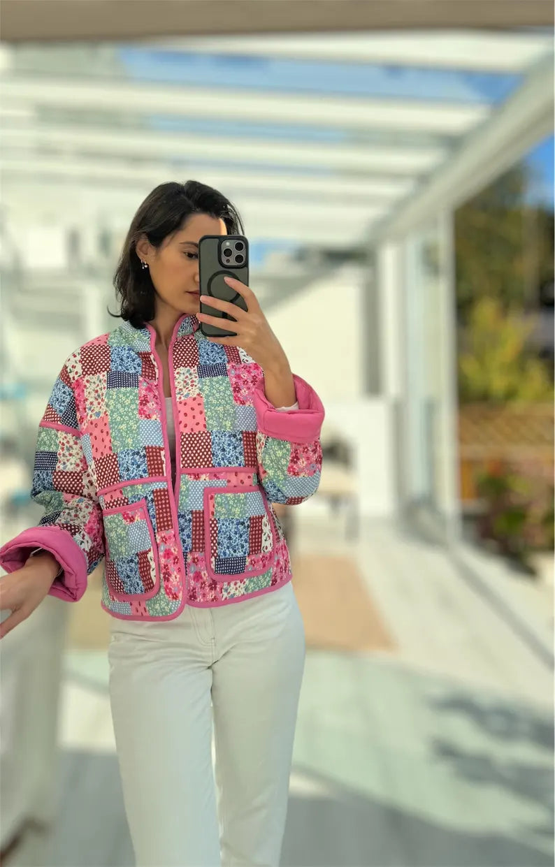 Quilted Jacket Beginner Sewing Pattern | Sizes XXS-5XL | Jacket Cardigan Pattern | INSTANT DOWNLOAD
