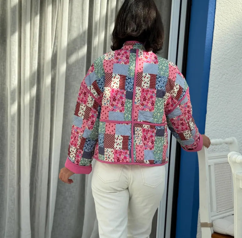 Quilted Jacket Beginner Sewing Pattern | Sizes XXS-5XL | Jacket Cardigan Pattern | INSTANT DOWNLOAD