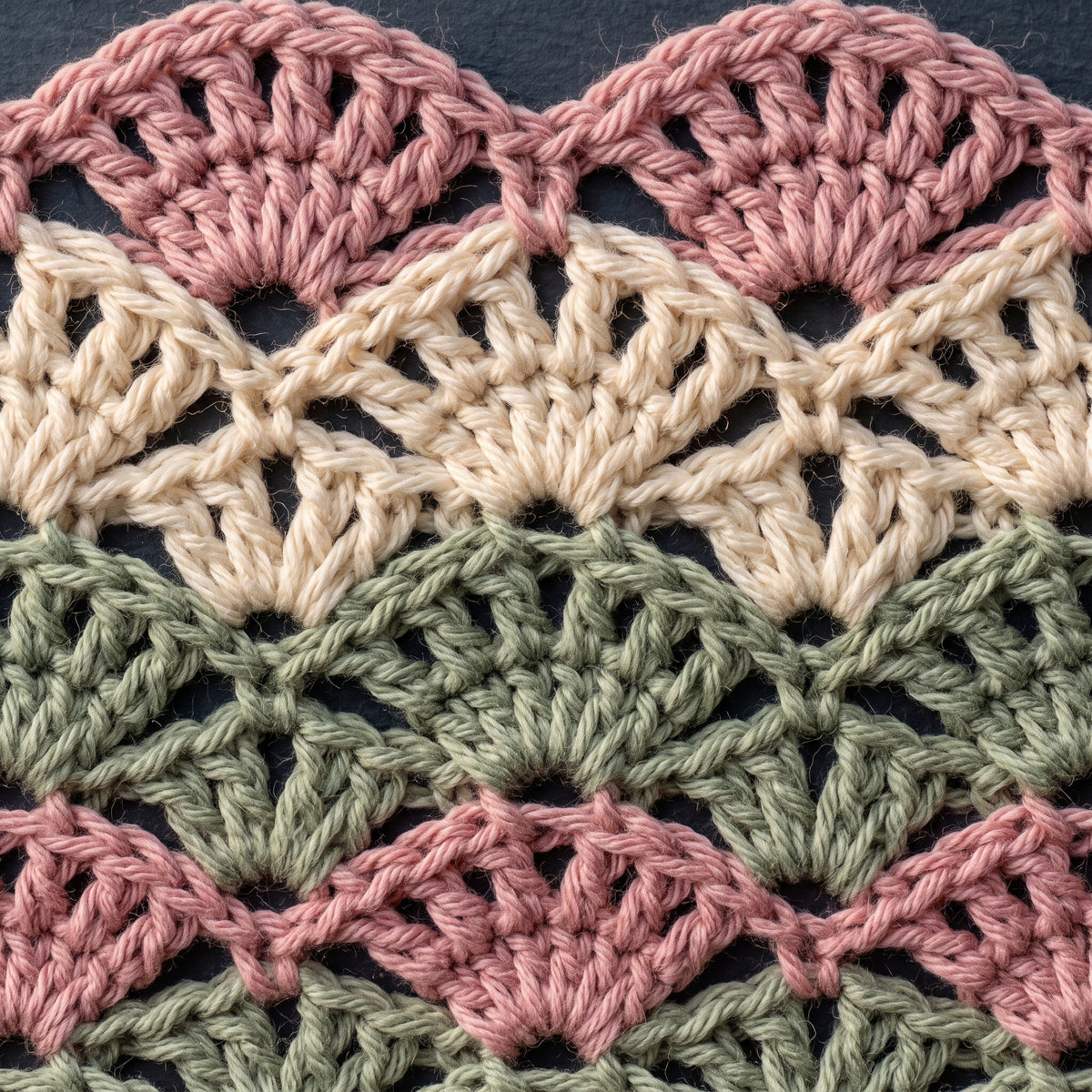 Shell Stitch Baby Blanket Crochet Pattern PDF, Easy Scalloped Throw